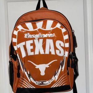 Texas Longhorns Brown and White Backpack